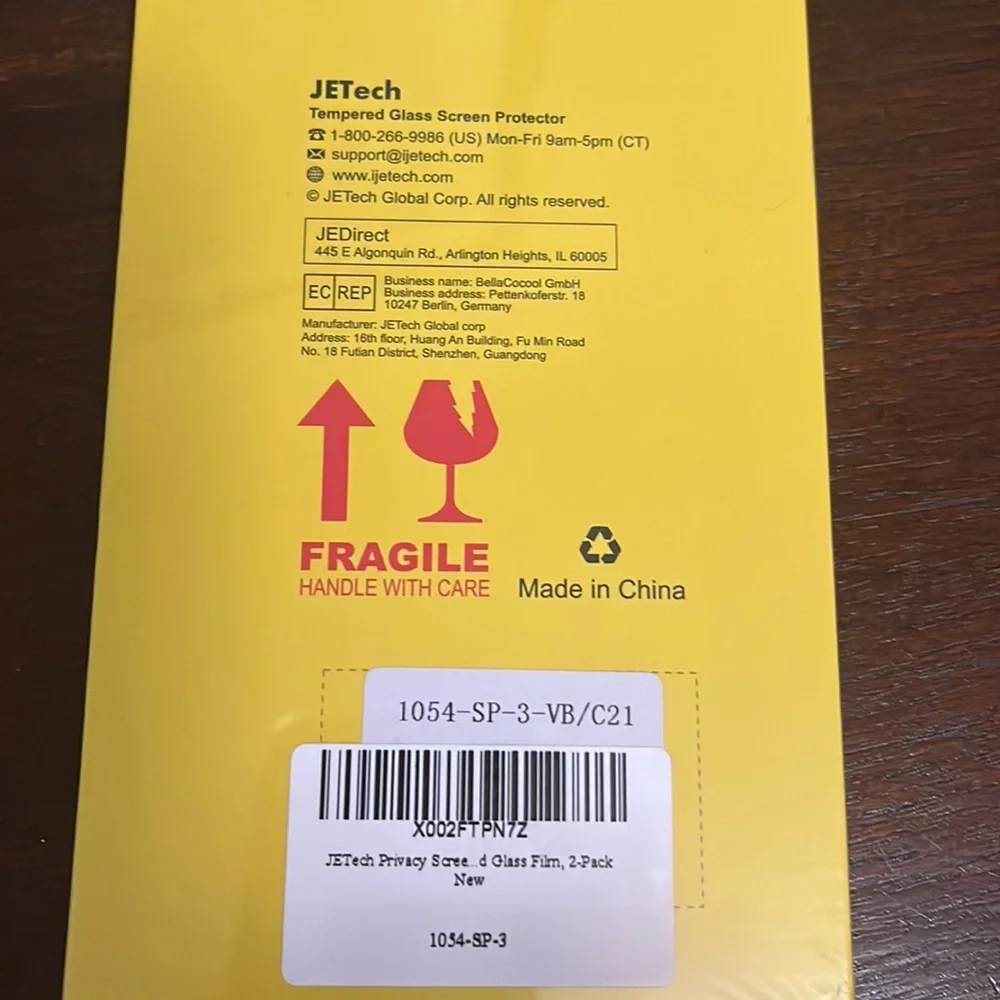JE TECH SCREEN PROTECTOR for iPhone 11 2 pack