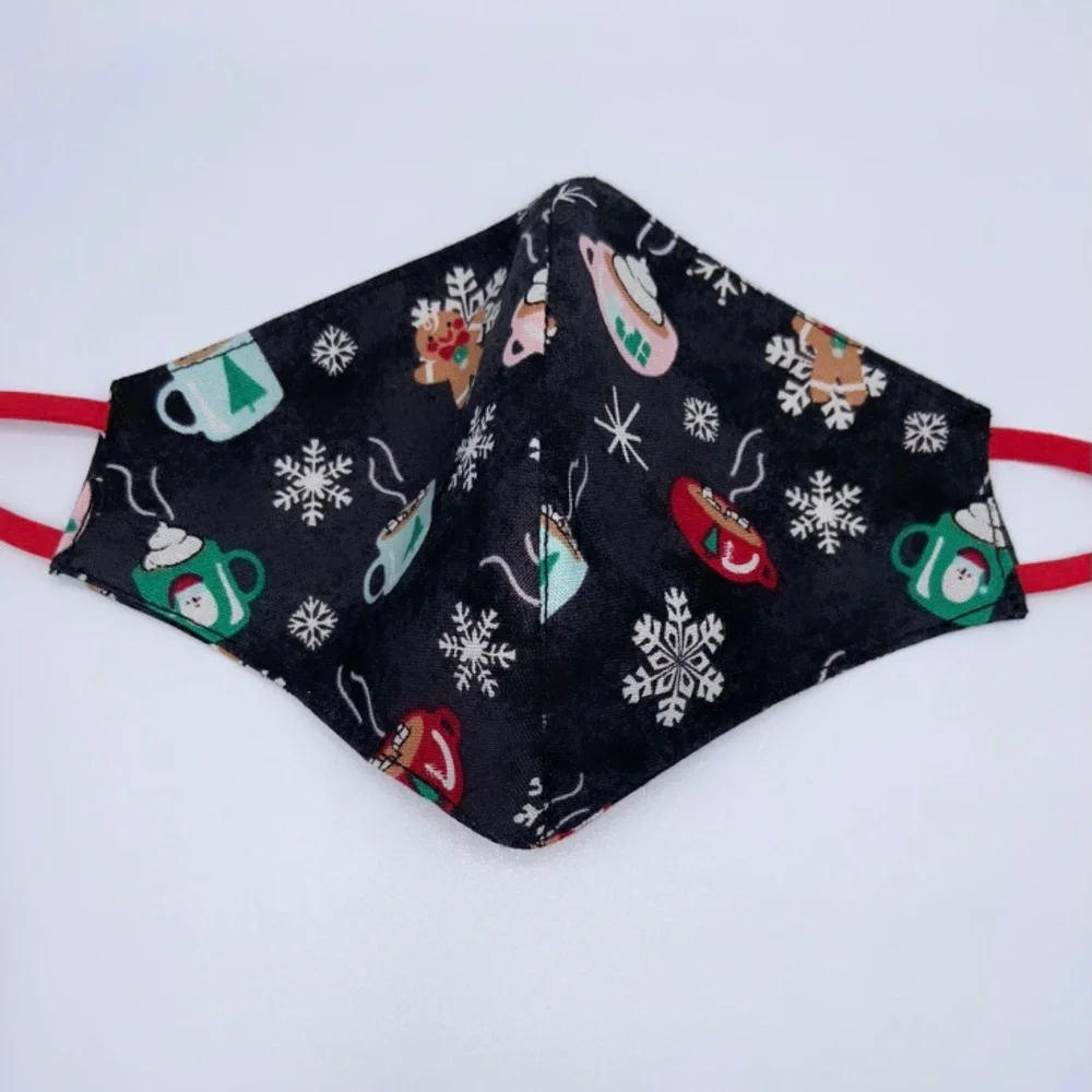 Handmade cozybeanz Holiday Kids Face Masks