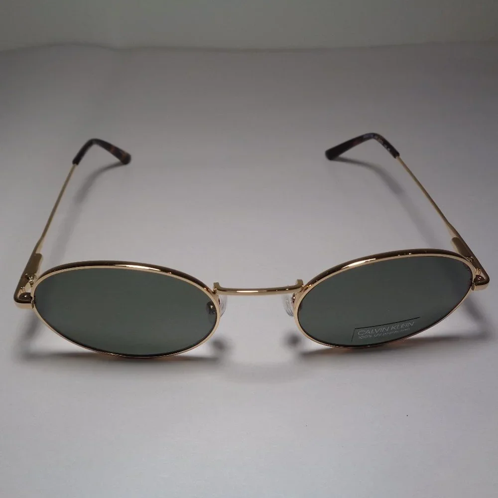 Calvin Klein CK20116S Shiny Gold Soft Tortoise New Men's Sunglasses