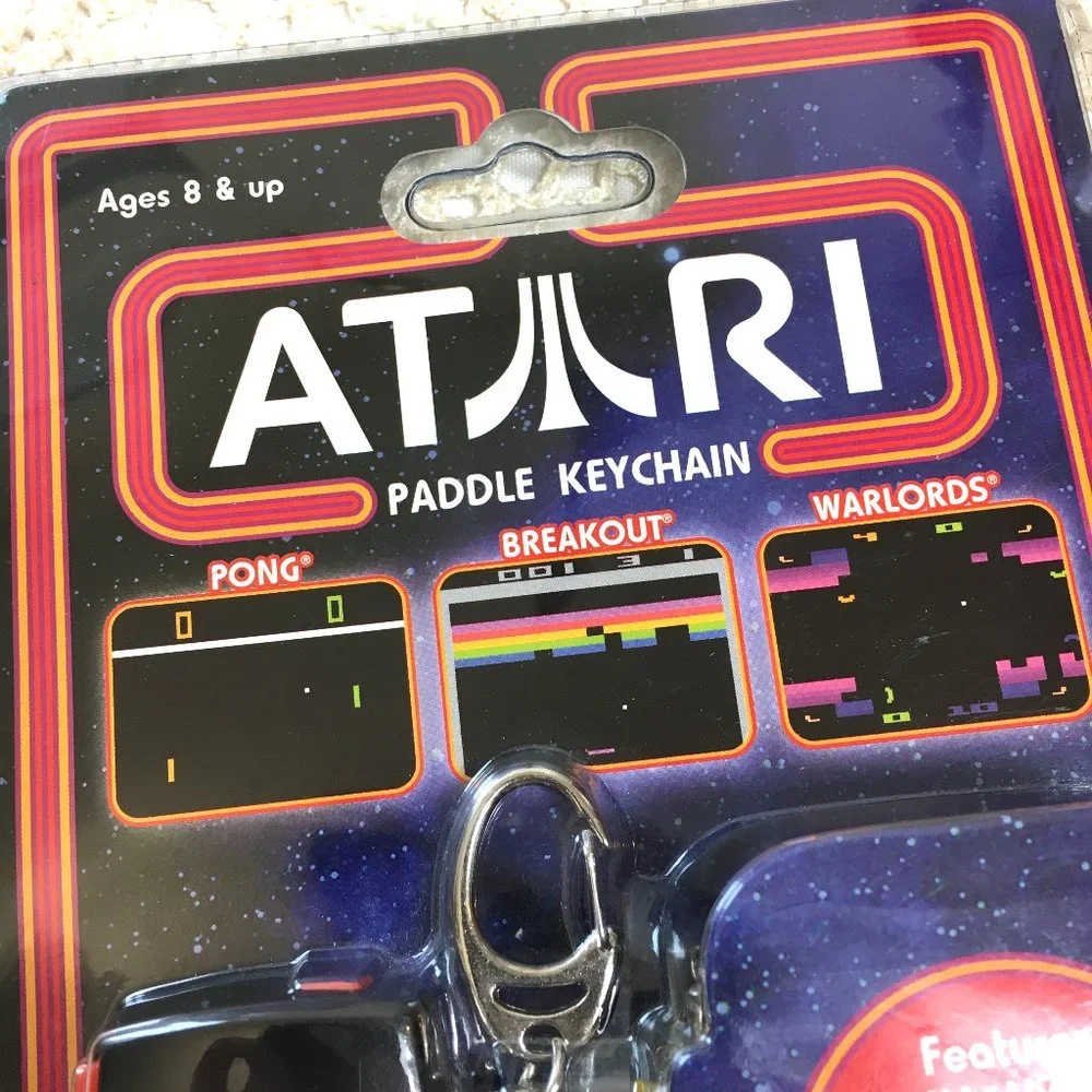 basic fun atari keychain