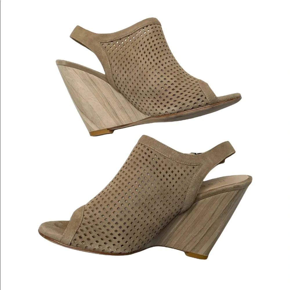 M. Gemi perforated suede