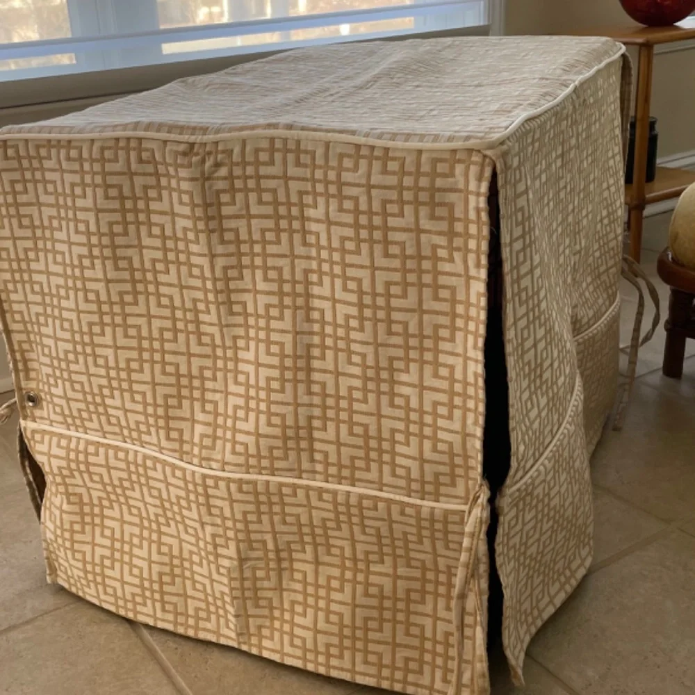 Custom made cover my crate