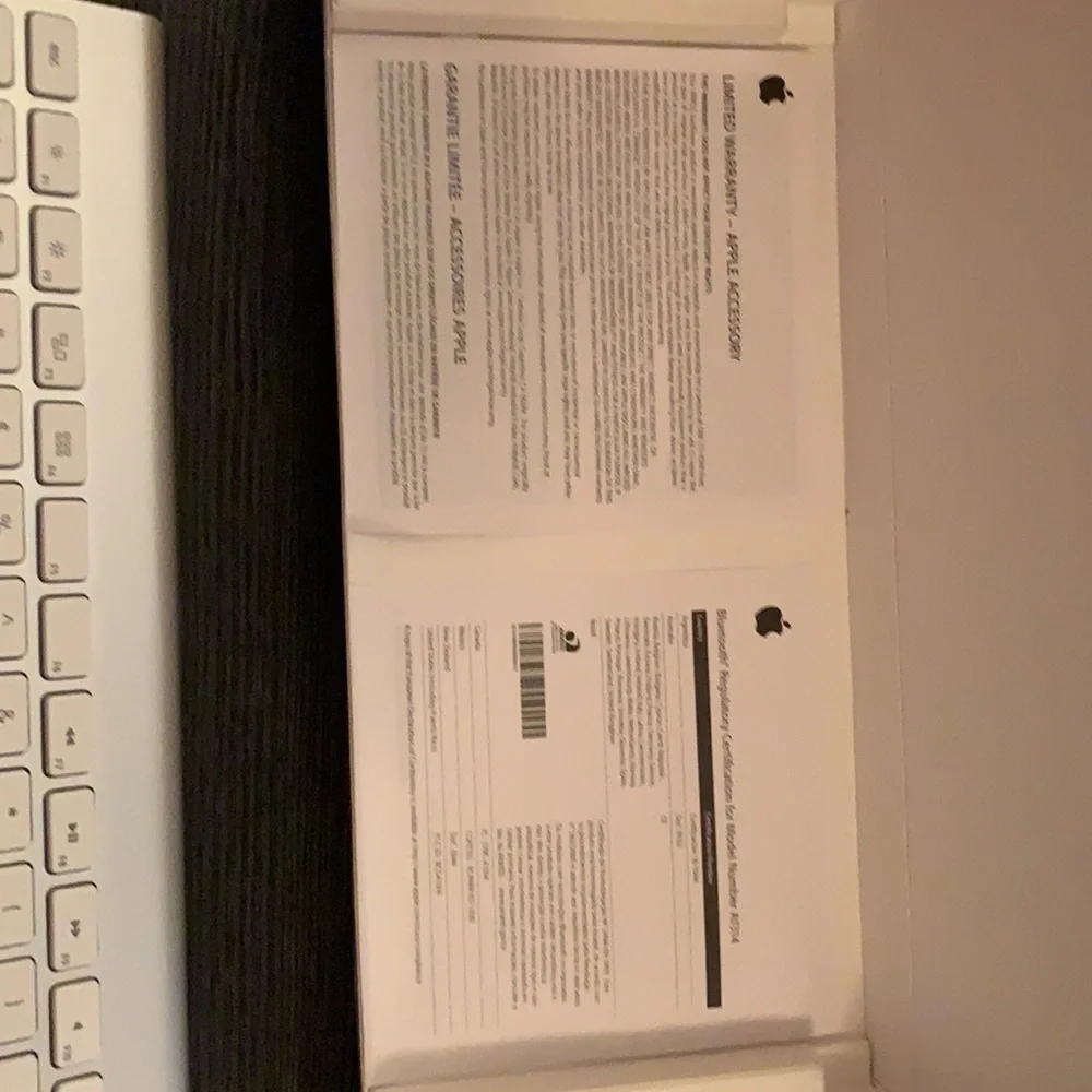 Apple opened box