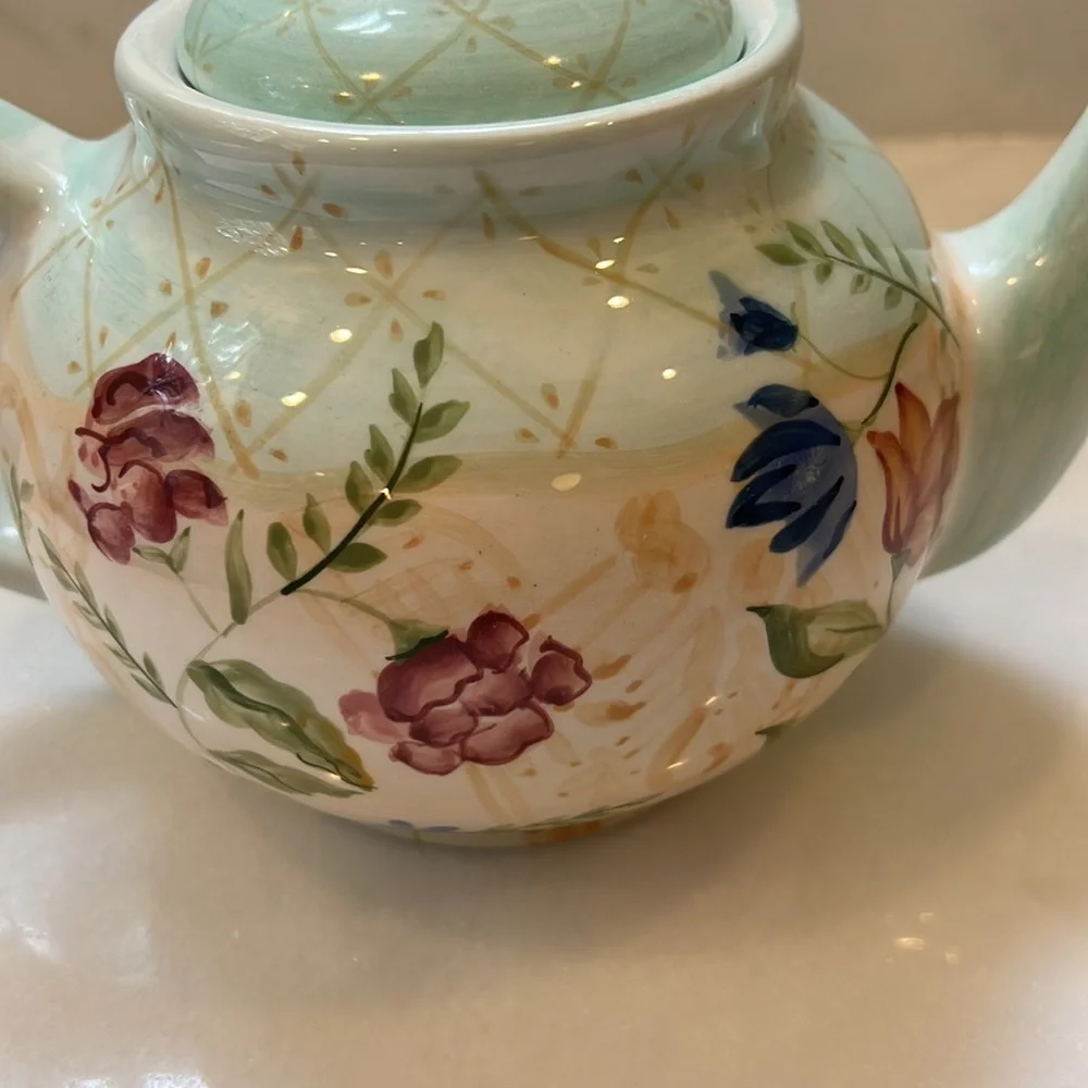 Crate & Barrel Decorative Teapot