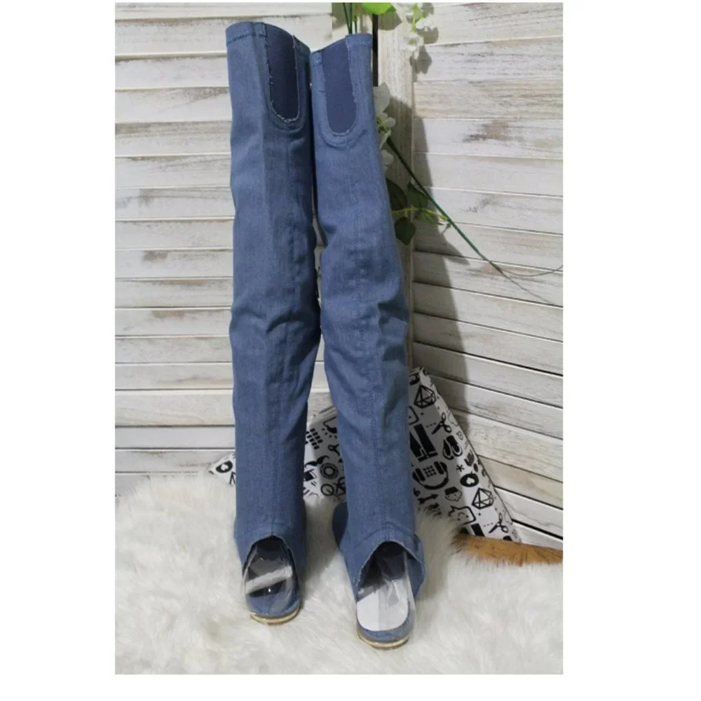 Women’s Bamboo Knee Flat Boots (66)