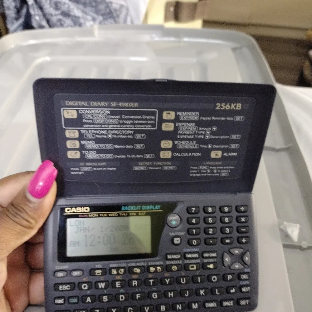 Casio used 256kb