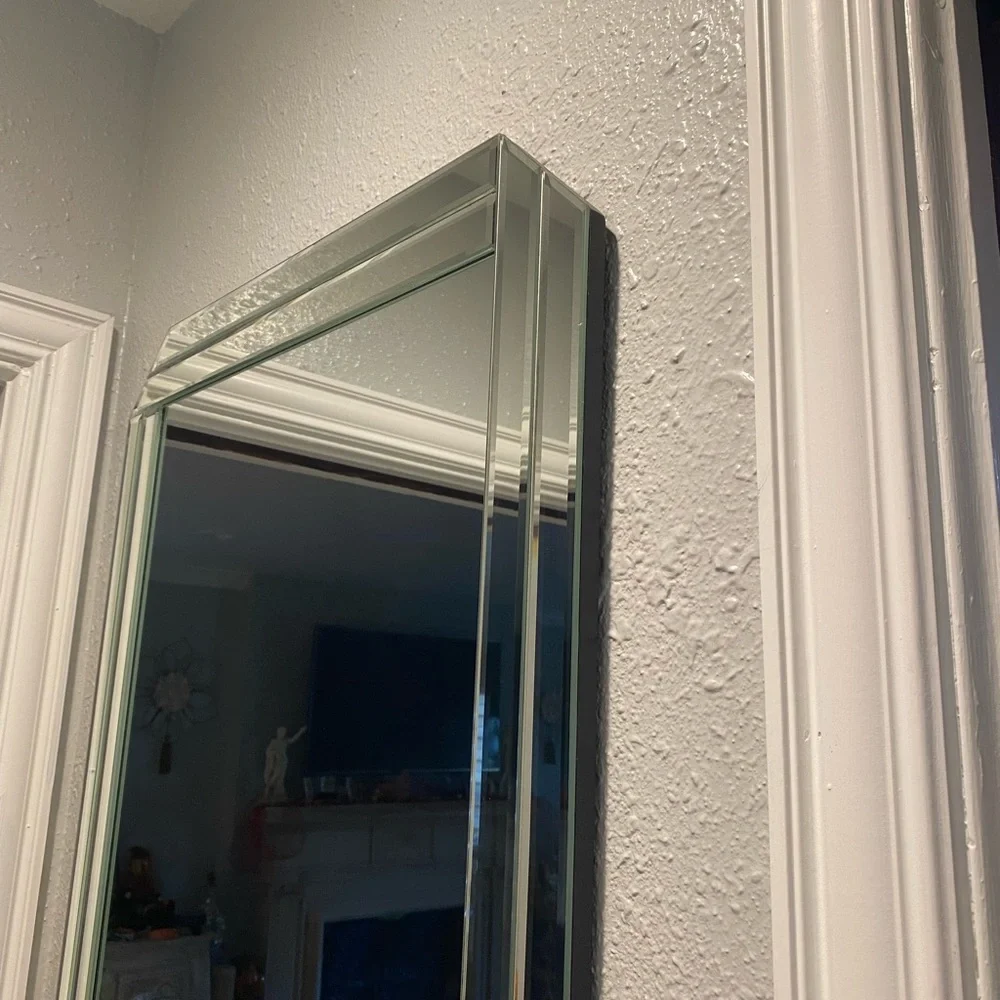Home Interiors Retired Modern beveled Chelsey Mirror wall Decor