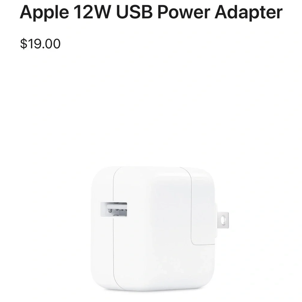 Apple usb power