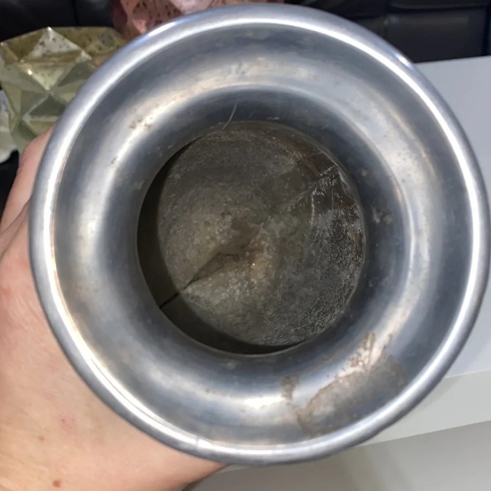 Pottery Barn Pewter Vase