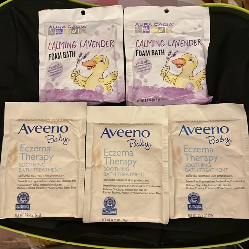 Avenno eczema Therapy bath treatment & calming lavender