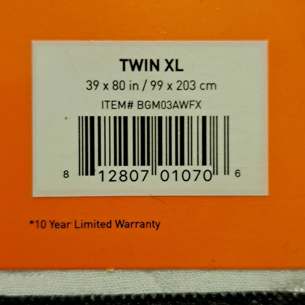 bedgear twin xl