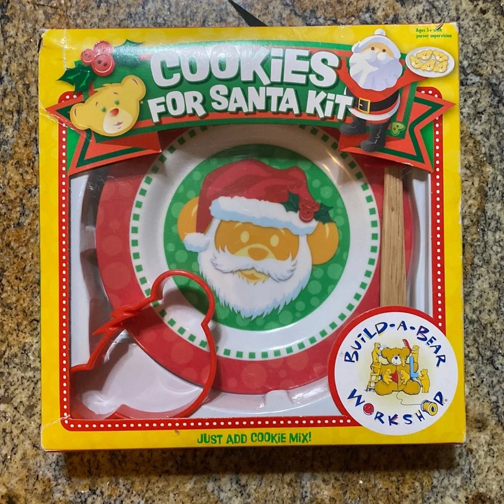Build-A-Bear workshop BAB Santa cookie making kit. 2013