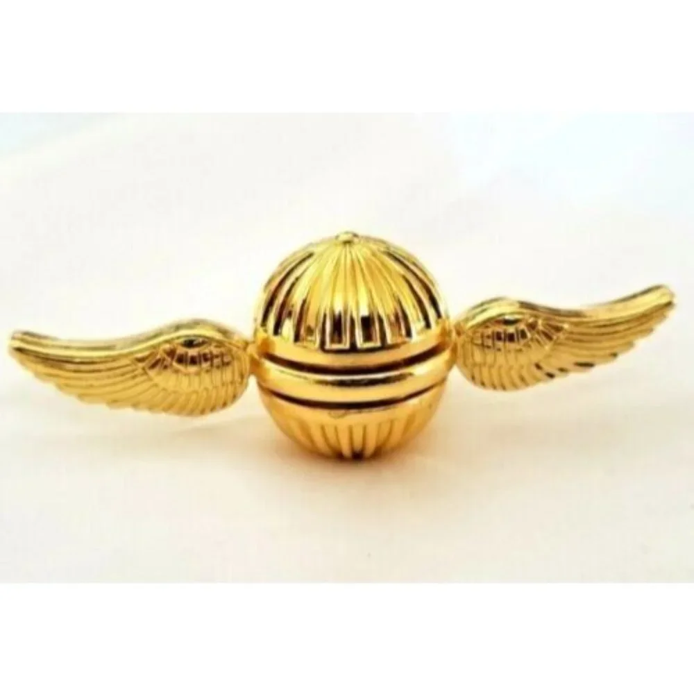 Harry Potter golden Snitch  Metal Fidget Spinner Boy Girl Adults Antistress- NEW