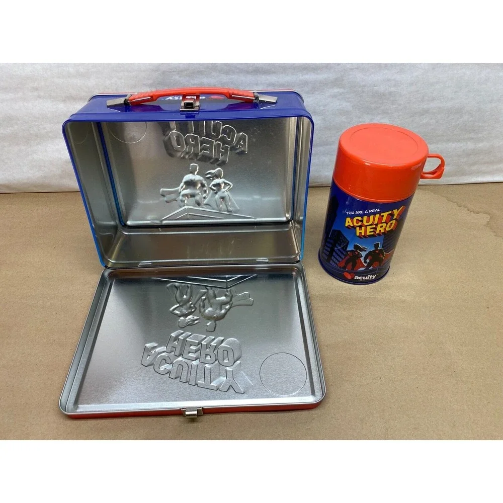 Vintage Tin Lunch Box With Thermos Acuity Insurance 