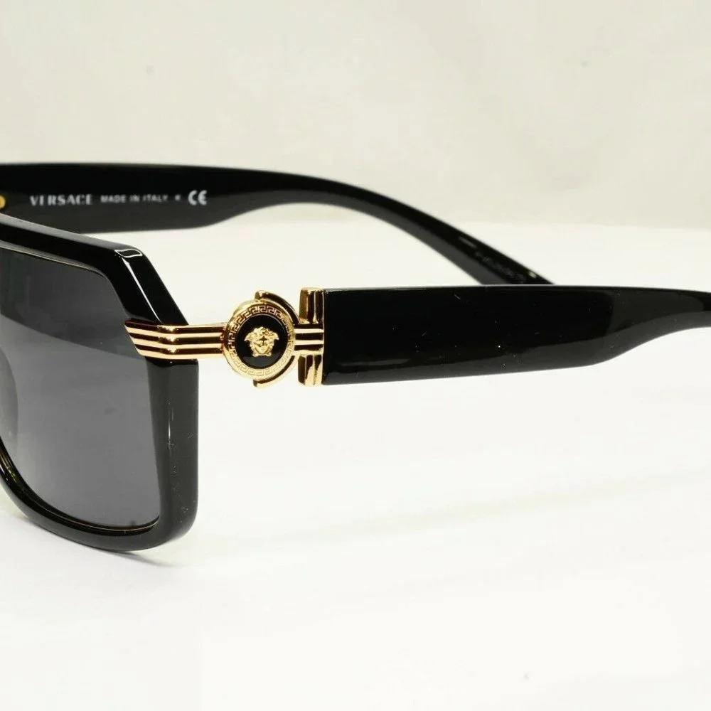 Versace Men's Black Medusa Sunglasses