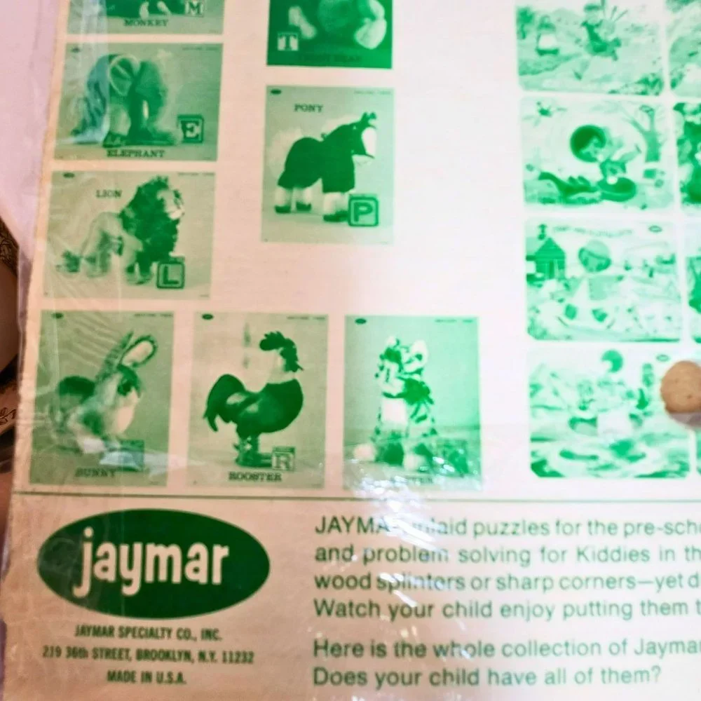 Vintage 1960s Jaymar Puzzles Mickey Mouse & Donald Duck