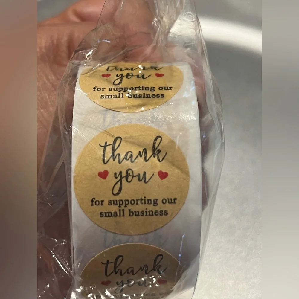 500 Thank you Stickers