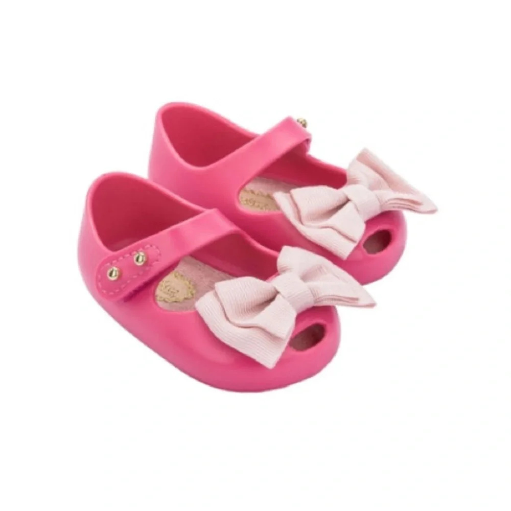 NWT MINI MELISSA My First Mini Melissa Baby Ultragirl Mary Jane Flats Size 3