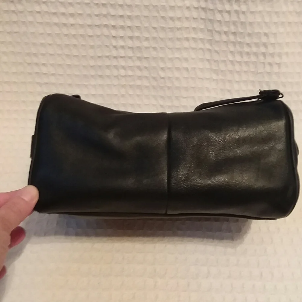 Guess black leather