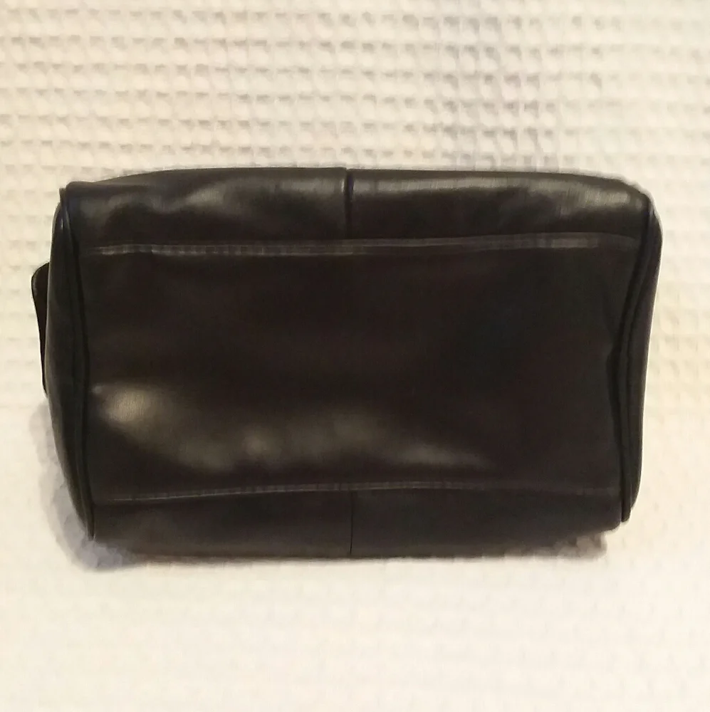 Guess black leather