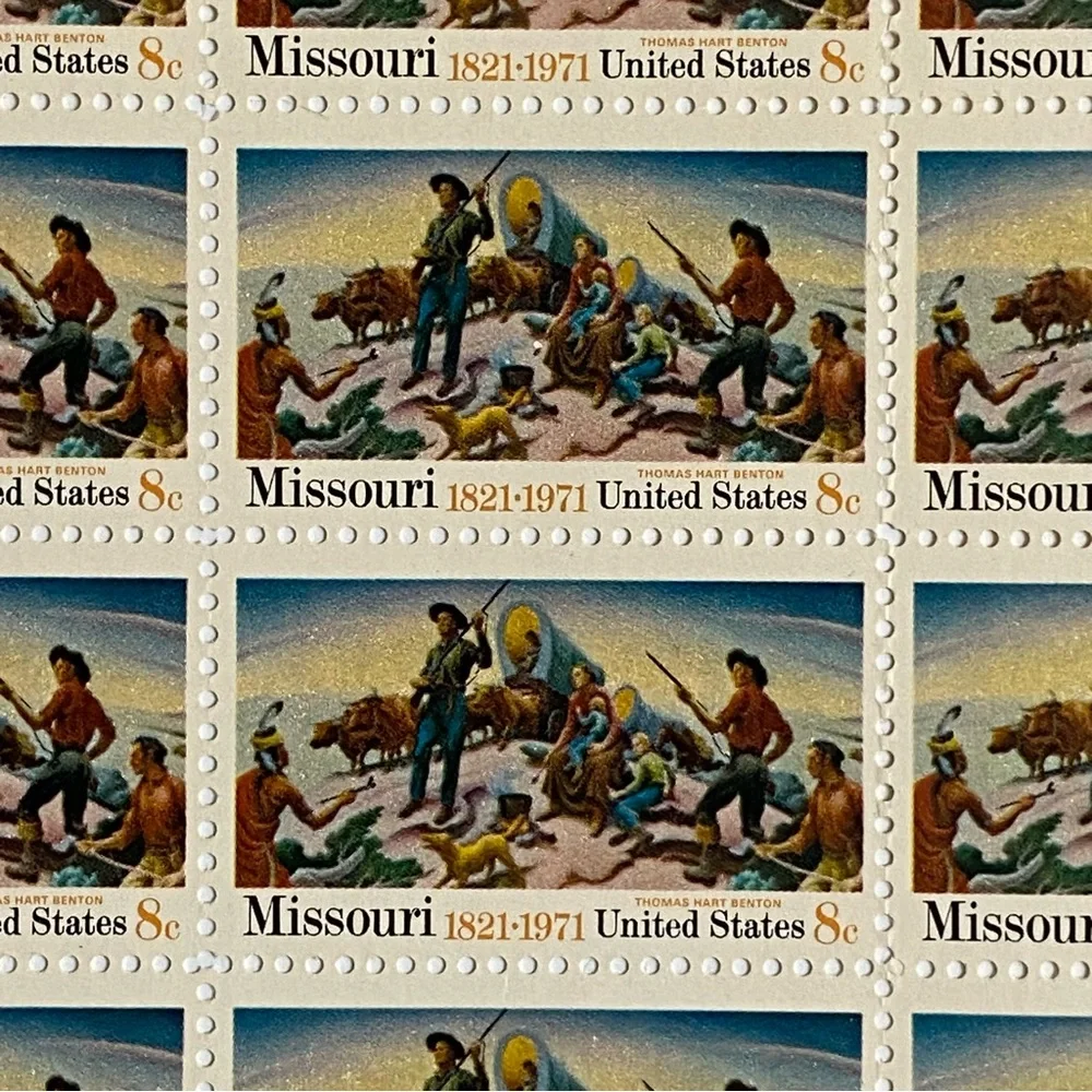 U.S. Postal Service missouri stamps
