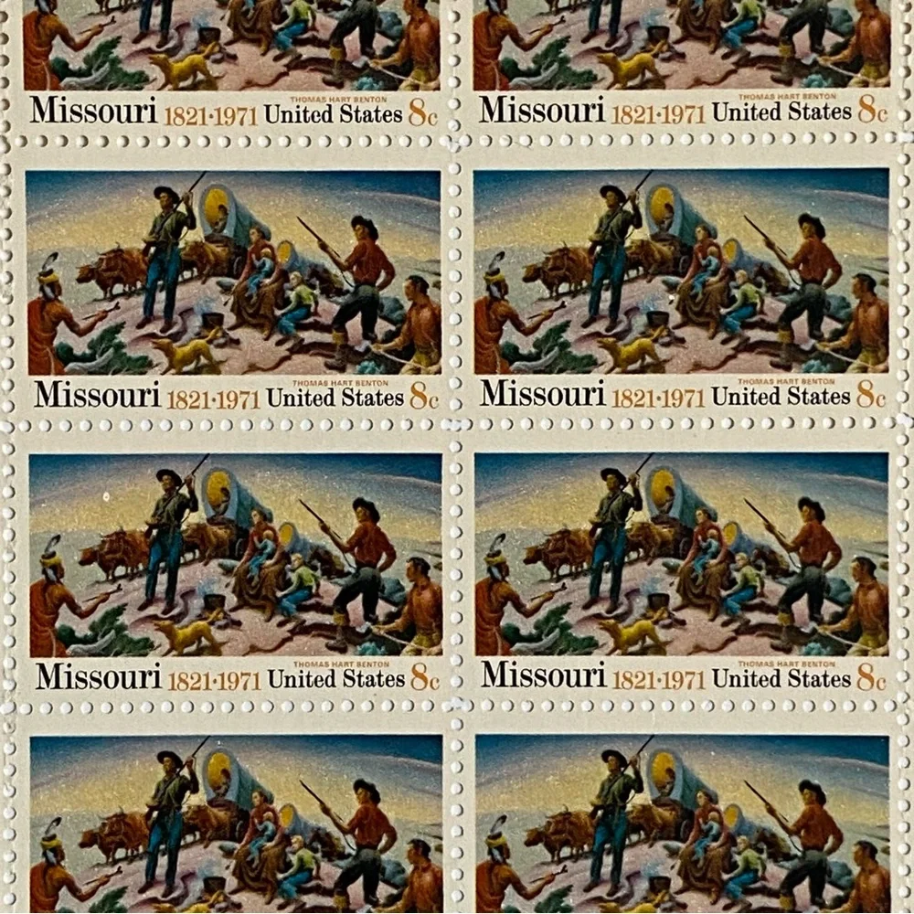 U.S. Postal Service missouri stamps