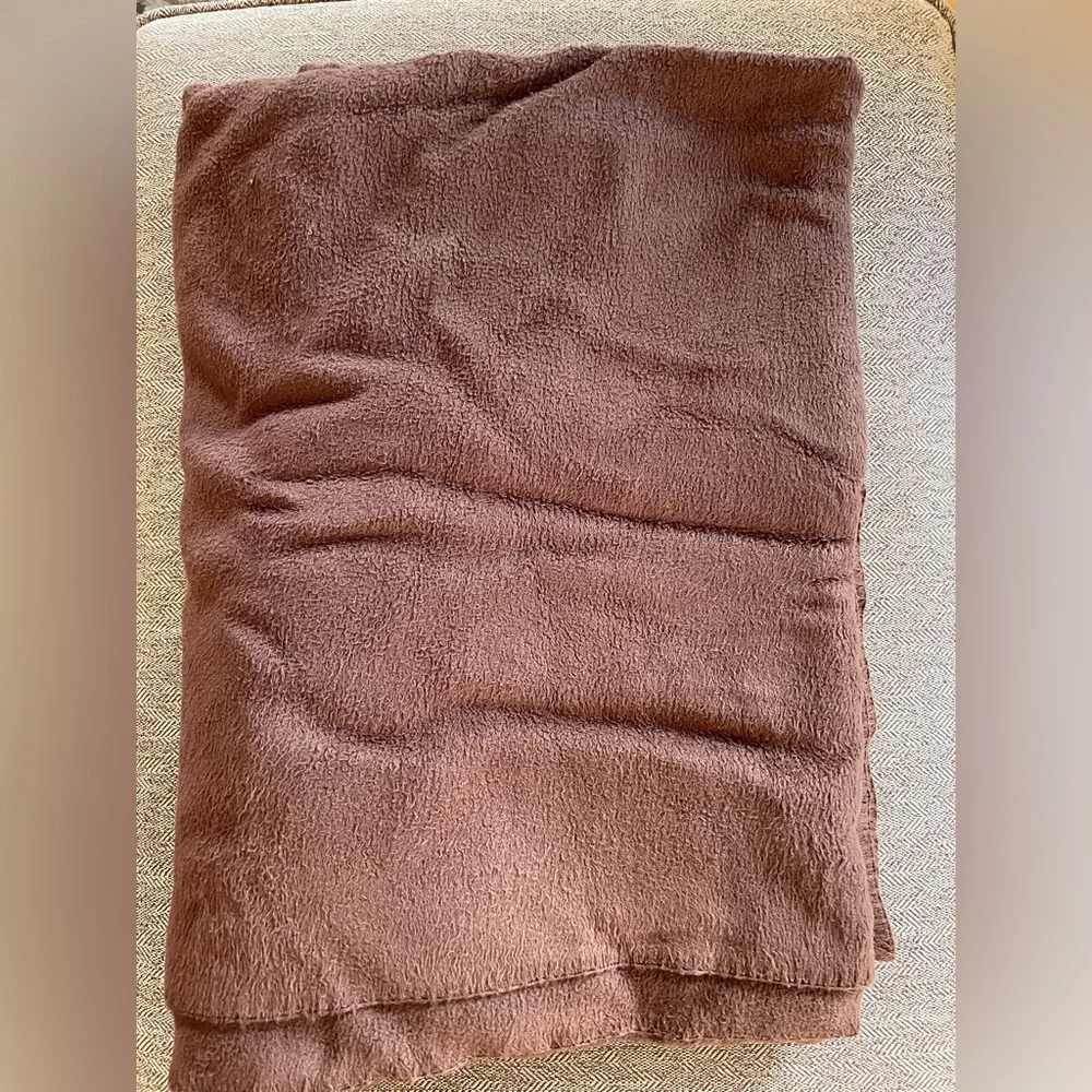 GUC brown Pottery barn blanket