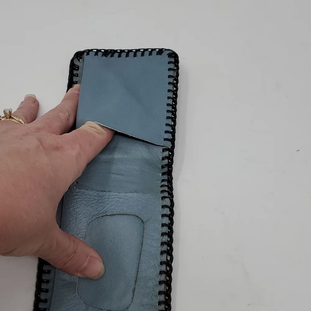 Bifold Wallet Wild Horses Hand Tooled Embossed