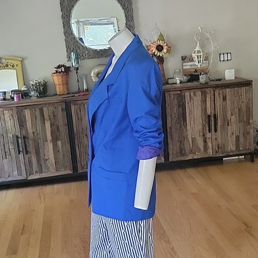 Christian Dior Vintage The Suit Single Button Closure Blazer