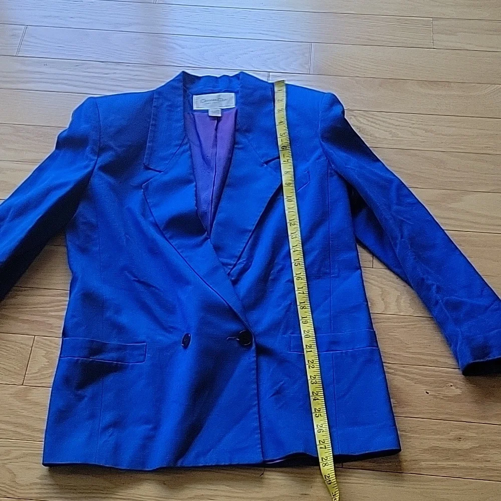 Christian Dior Vintage The Suit Single Button Closure Blazer