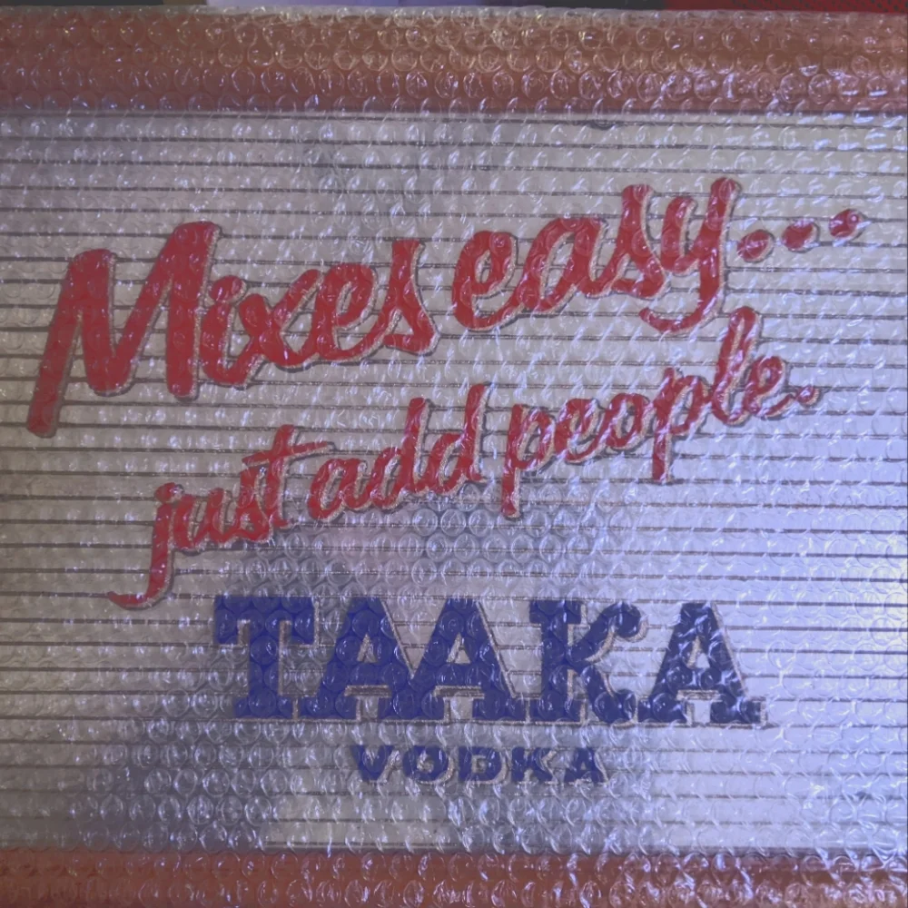 TAAKA Vodka mirror bar picture