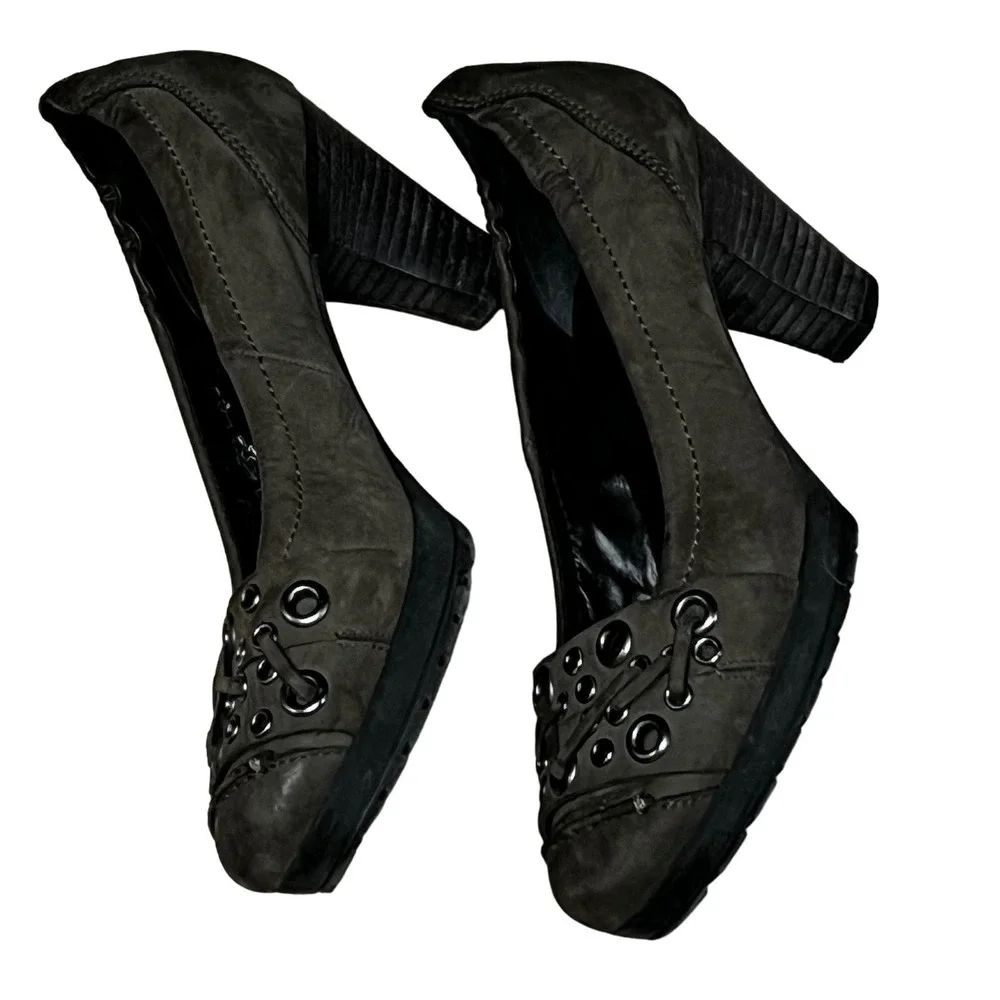 Hogl gray leather