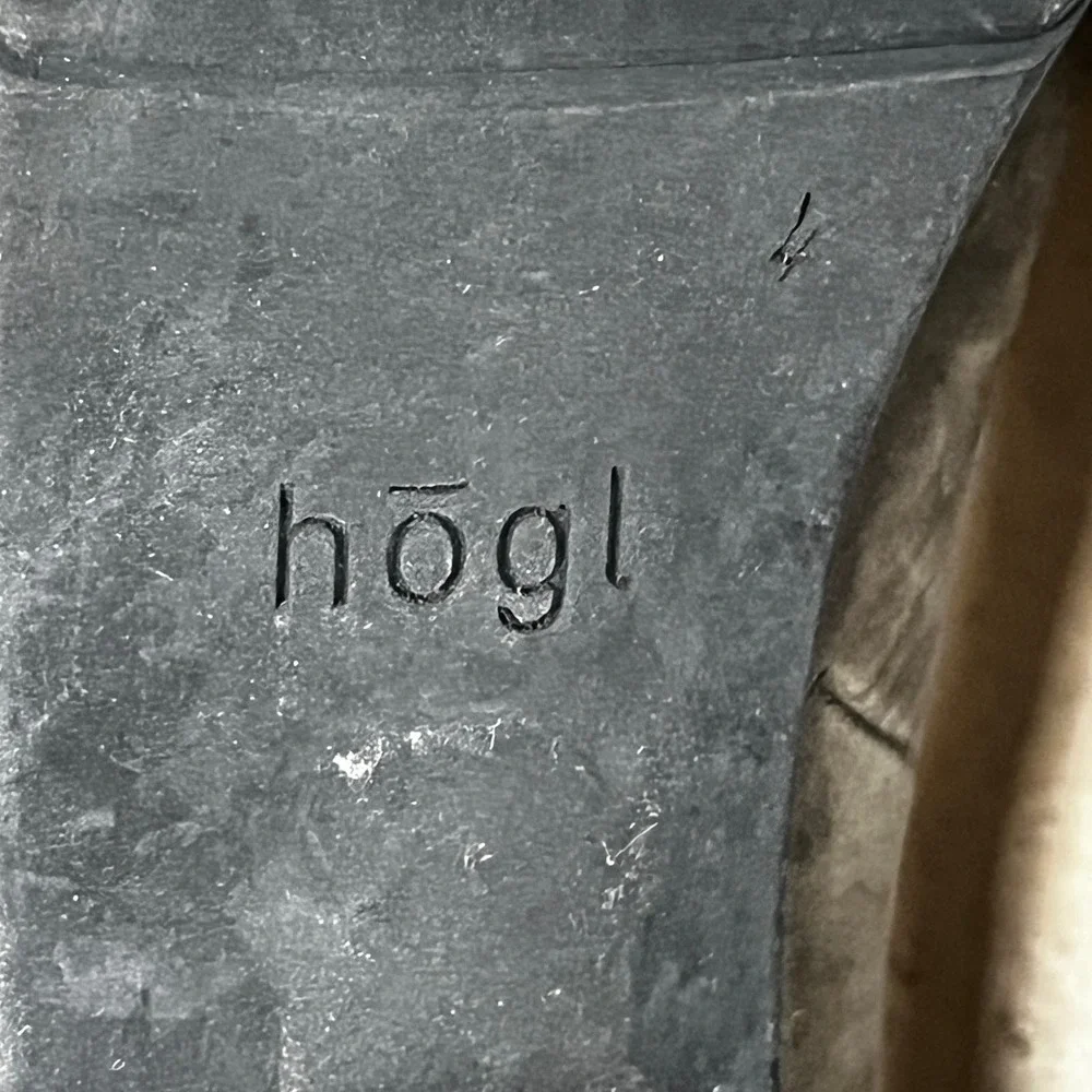 Hogl gray leather