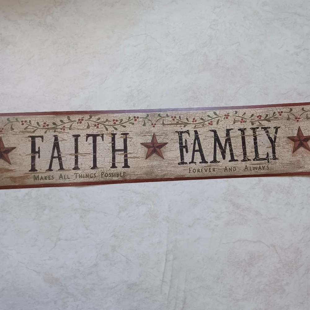 Wallpaper Border Country Faith Family Friends