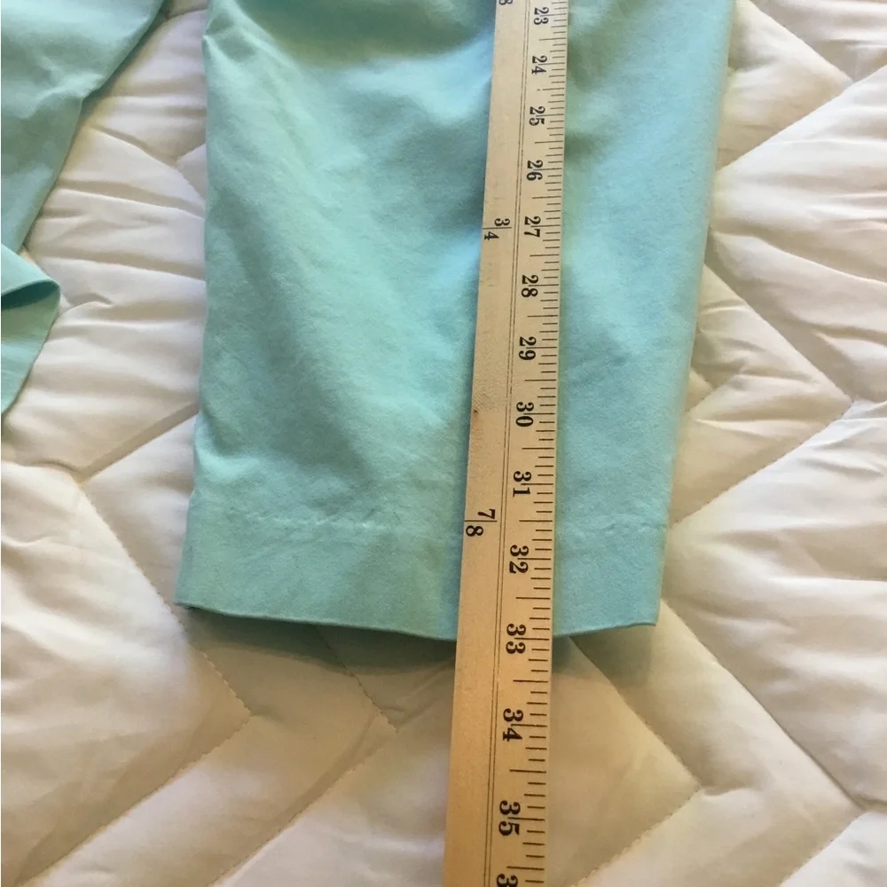 JM COLLECTION CAPRIS XXL Aqua Very good condition. cute details on cuff.