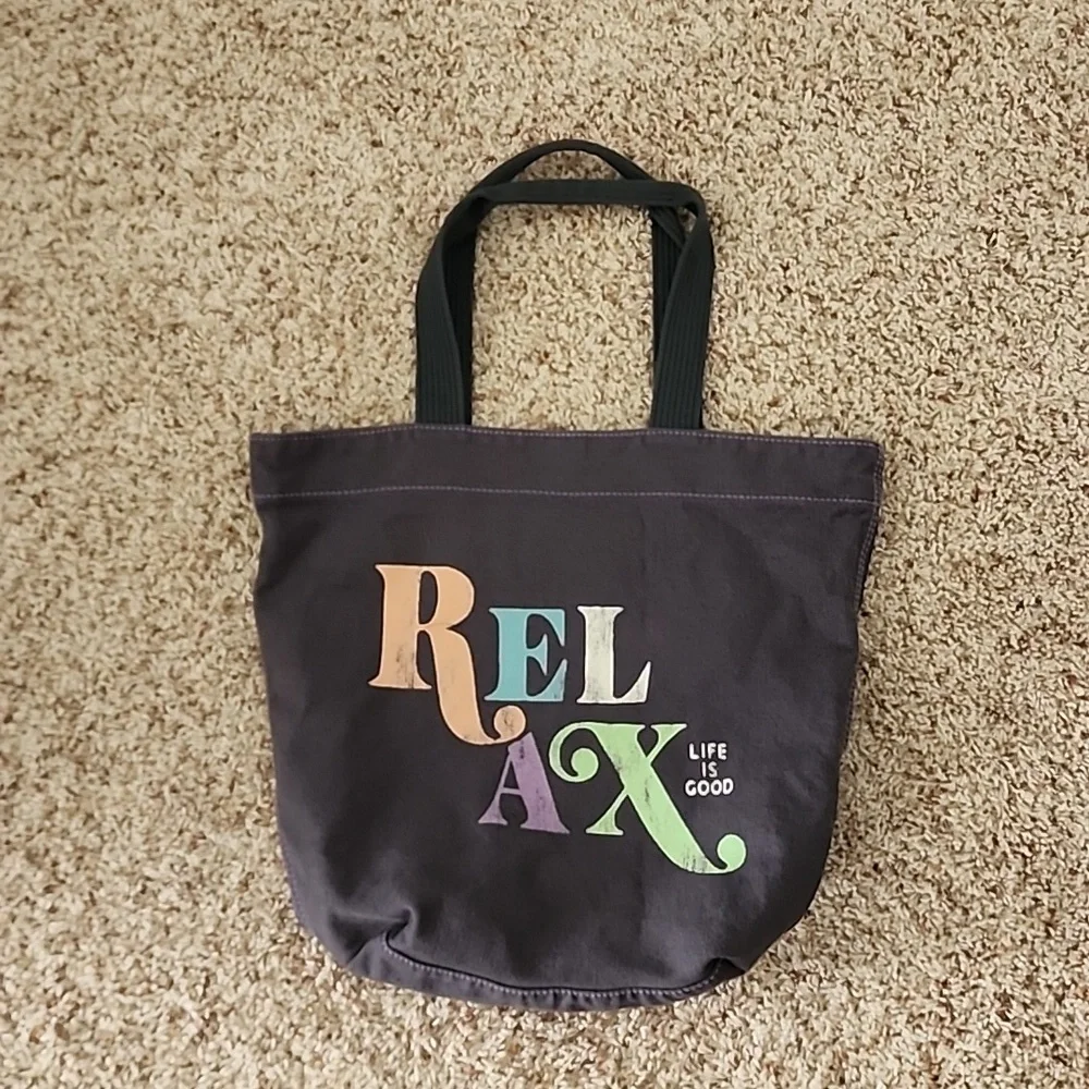 Life is good tote bag