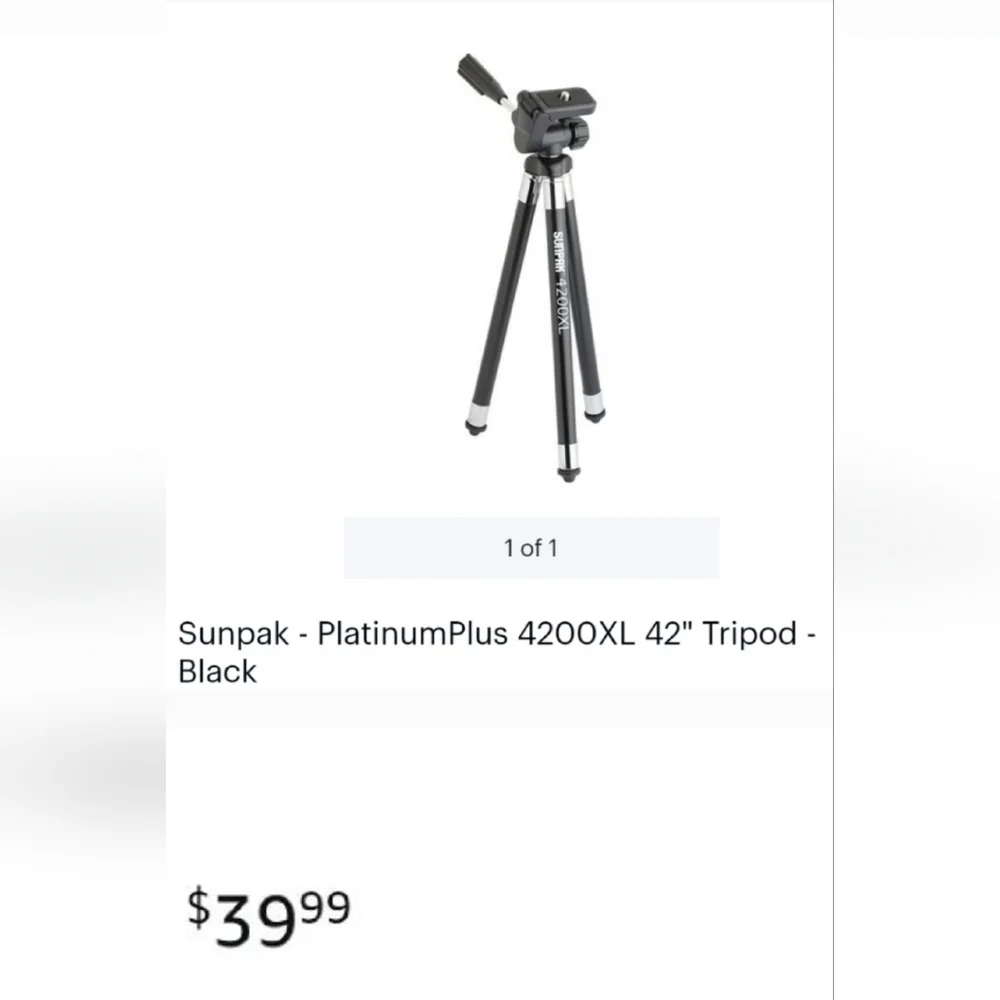N/A tripod extends