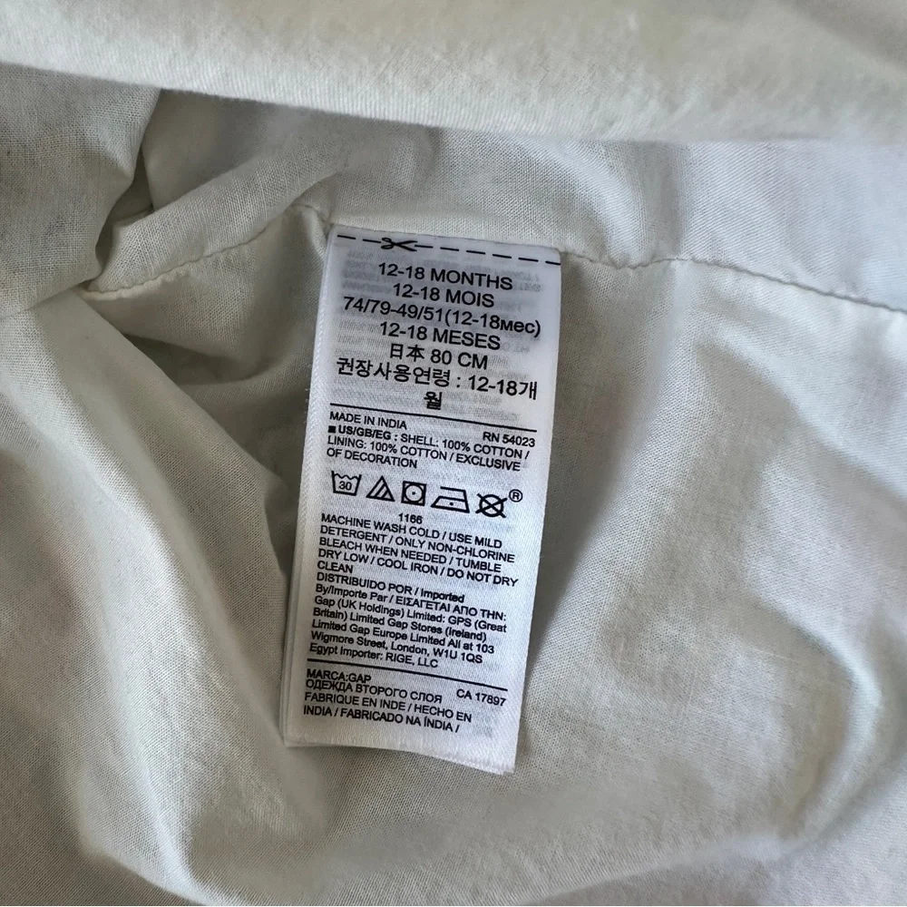 GAP lined cotton