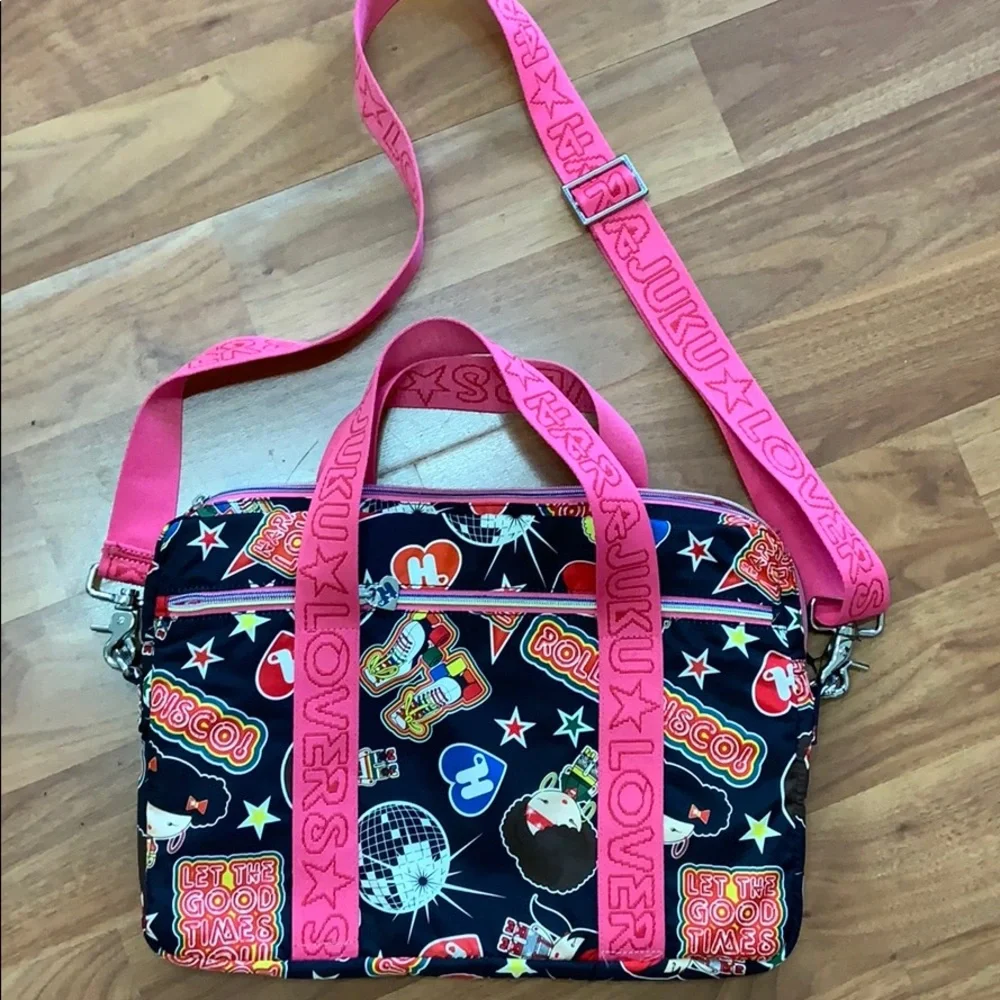 NWOT Harajuku Lovers Disco Roller Skate Laptop Bag
