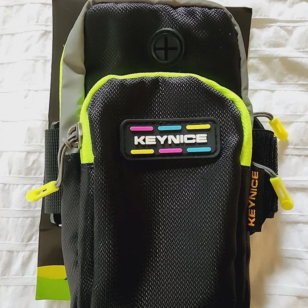 Cell Phone Sports Armband,Keynice Multifunctional Pockets Workout Running ArmBag