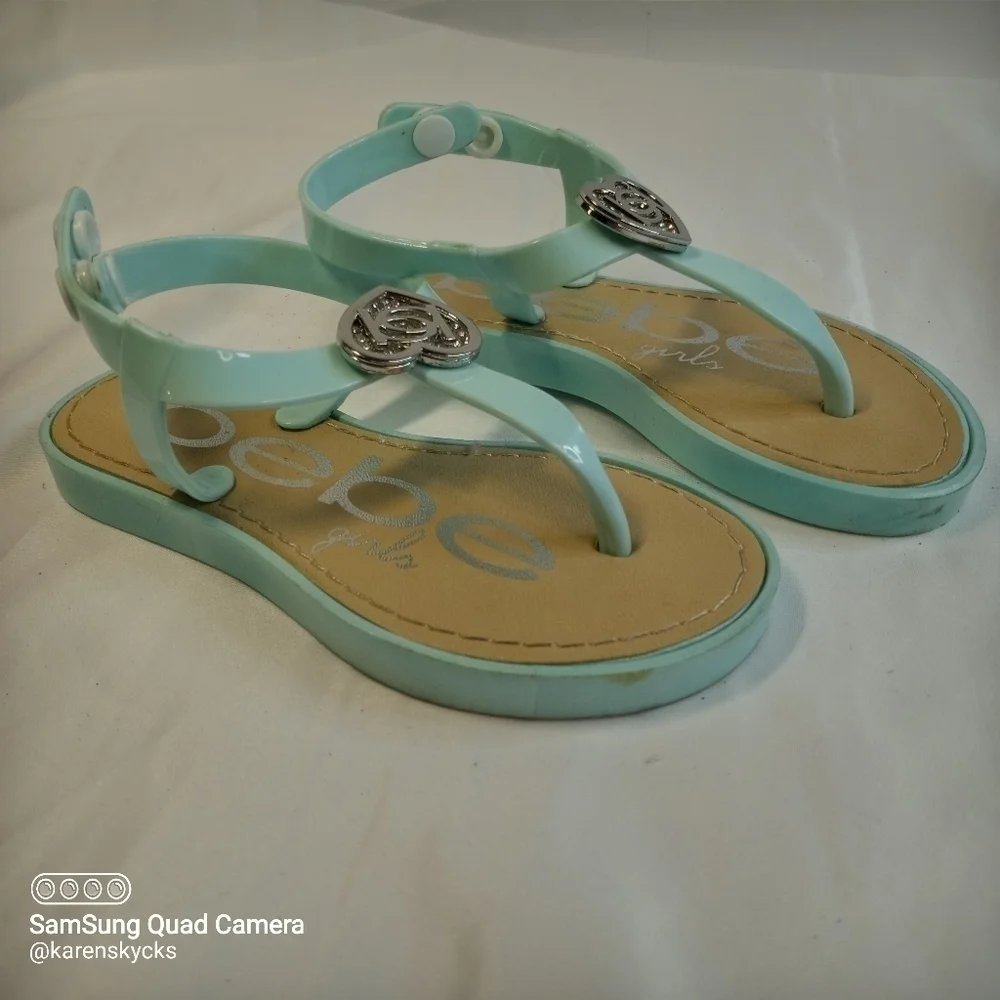 𝅺bebe Tourquouse Sandals Kids Size 9/10