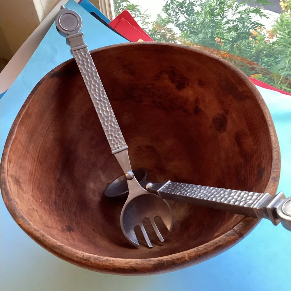 Vintage salad tongs