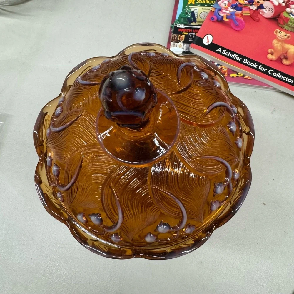 Fenton vintage amber