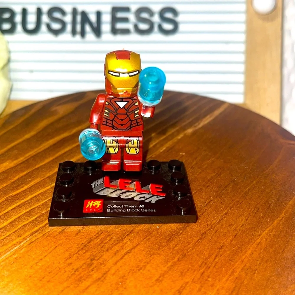Custom Minifigures IRONMAN Mini Figure  Lego compatible