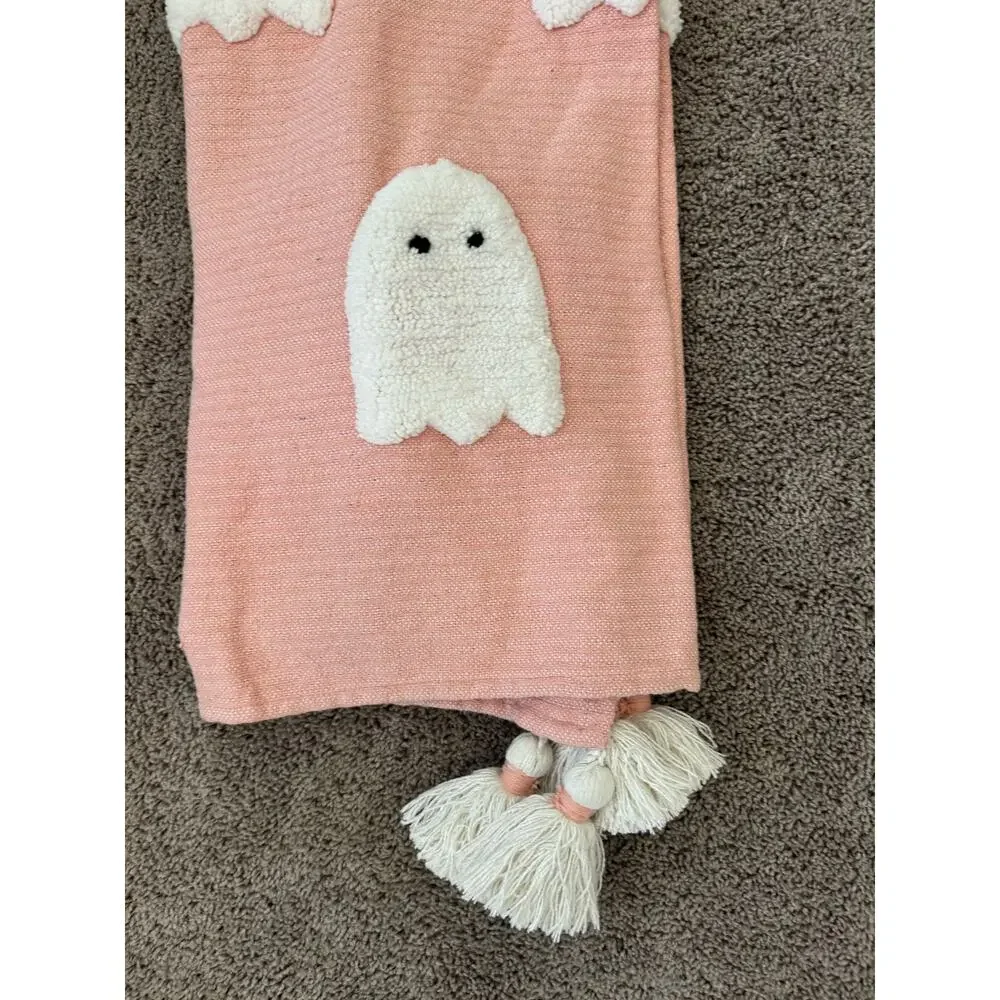 NWT Rachel Zoe Ghost Throw Blanket Pink