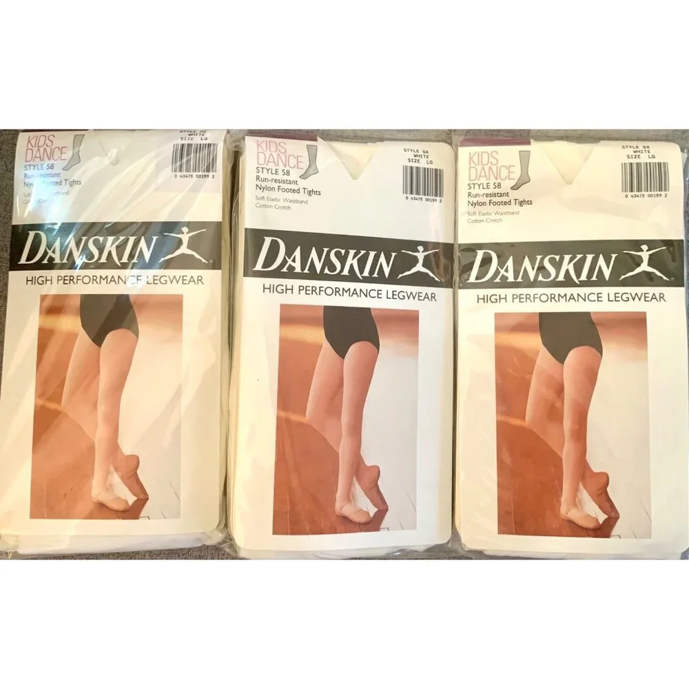 Danskin white tights
