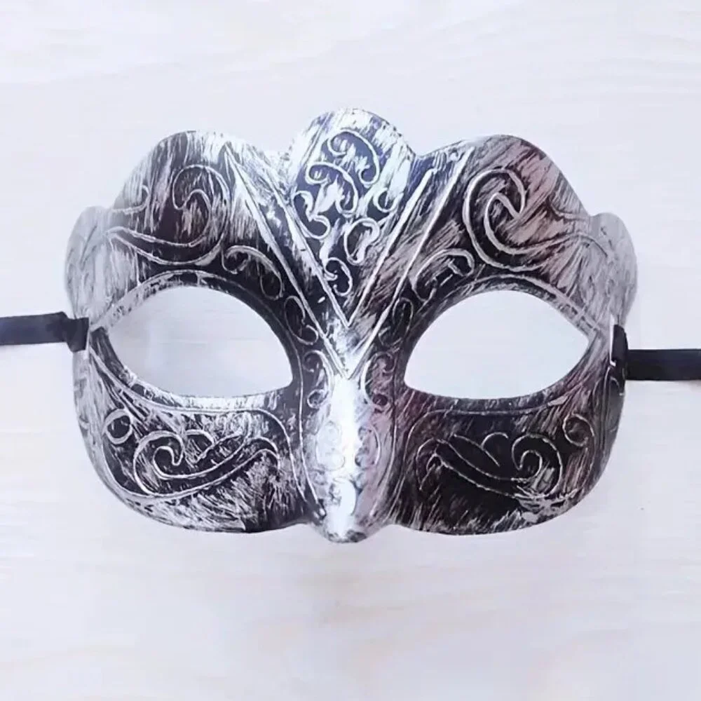 Masquerade Mask Faux Metal Costume Party Unisex Face Role play Cosplay Rave Sexy