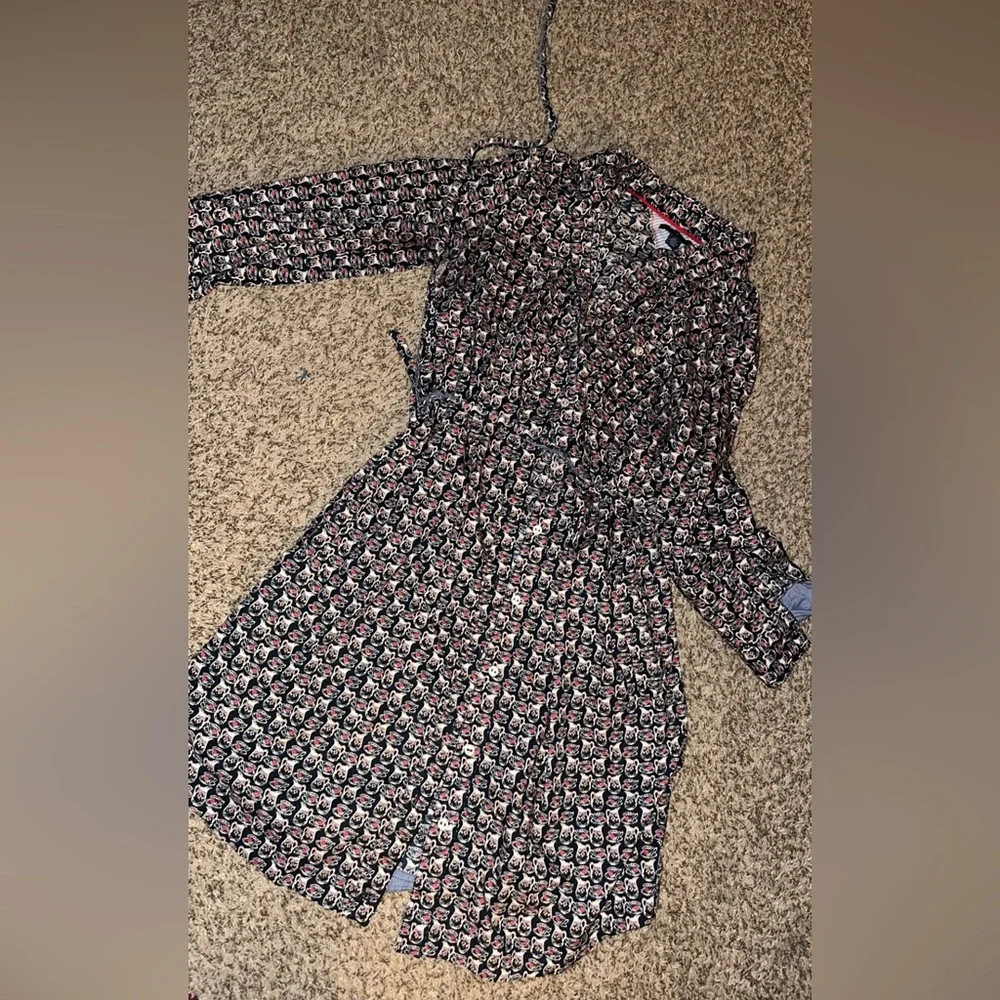 Tommy Hilfiger 3/4 sleeve printed shirt dress