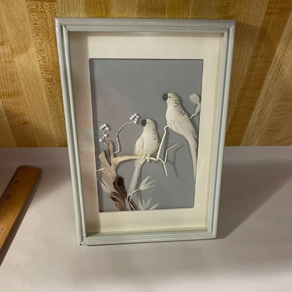 Vintage birds 3D