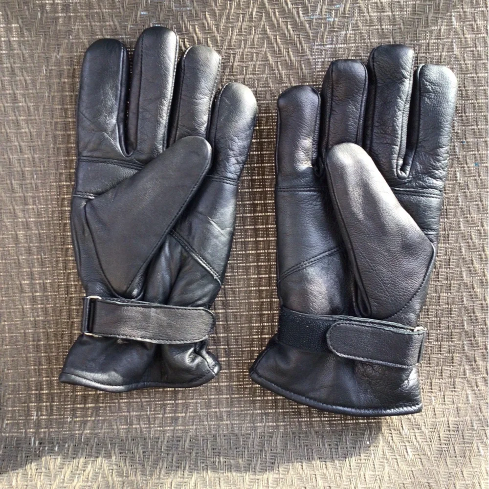 black leather